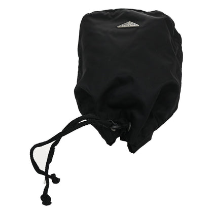 Prada Drawstring Wristlet Bucket Bag Tessuto, BLACK, NYLON, Handbag