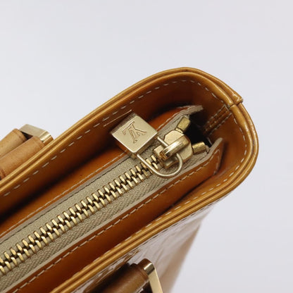 Louis Vuitton Houston Handbag Monogram Vernis, BEIGE, PATENT_LEATHER, Handbag
