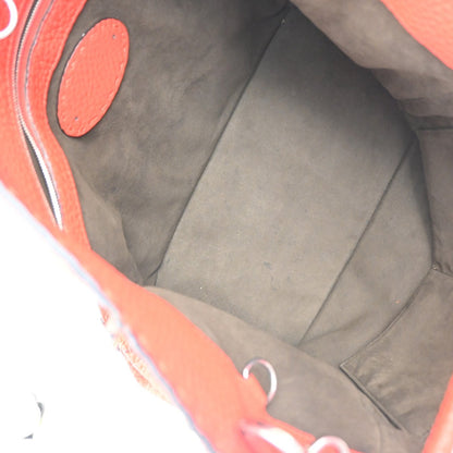 Fendi Selleria Anna Bucket Bag Leather, Red, Leather, Tote Bag