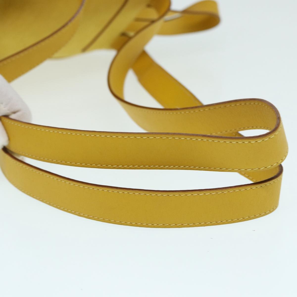 Salvatore Ferragamo Gancini Flap Drawstring Backpack Suede, YELLOW, SUEDE, Backpack