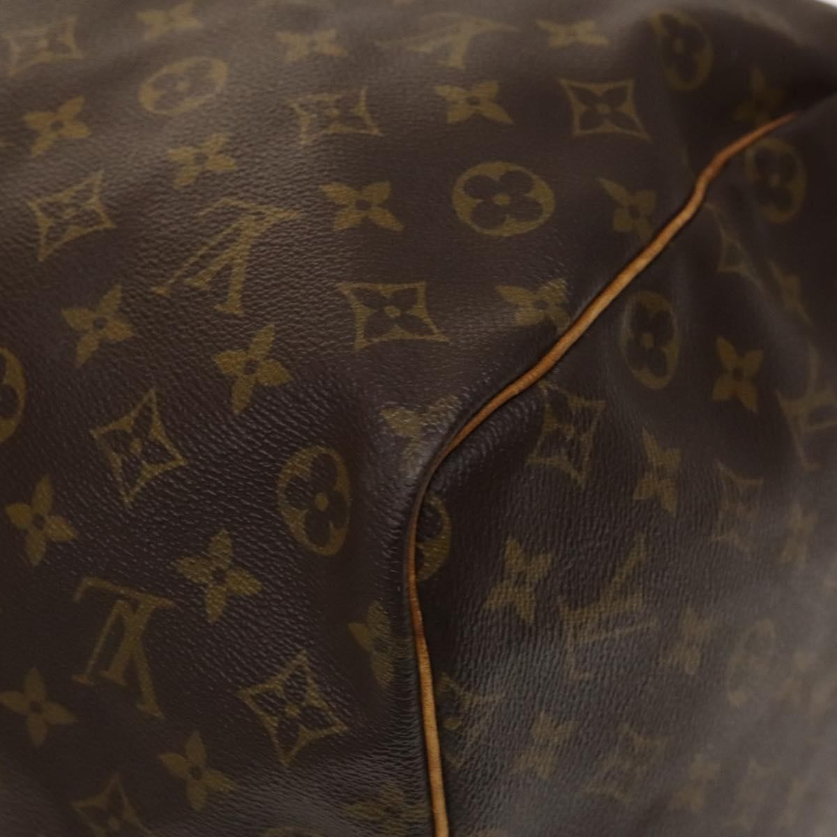 Louis Vuitton Keepall Bag Monogram Canvas, BROWN, CANVAS, Travel bag