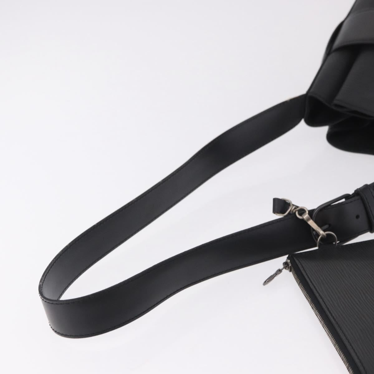Louis Vuitton Vintage Sac d'Epaule Handbag Epi Leather, Black, Leather, Shoulder Bag