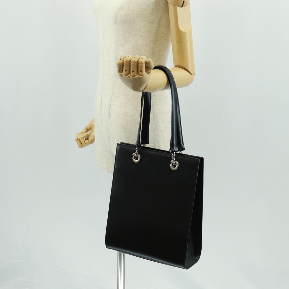 cartier Panthère Handbag Leather, Black, Leather, Handbag