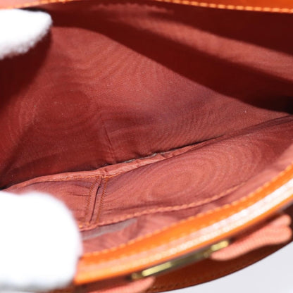 Salvatore Ferragamo Vala tote Leather, ORANGE, LEATHER, Tote bag