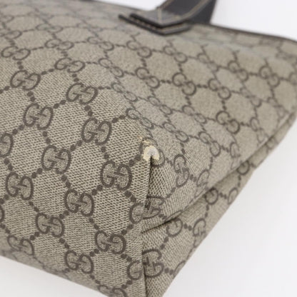 Gucci Plus Tote GG Coated Canvas with Leather, BEIGE, CANVAS, Tote bag
