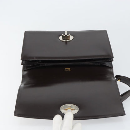 Gucci Vintage Shoulder Bag Leather, BROWN, LEATHER, Shoulder bag