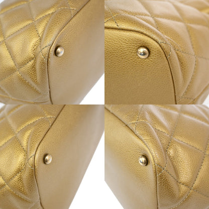 Chanel Timeless CC Soft Tote Calfskin, GOLD, CALFSKIN, Shoulder bag