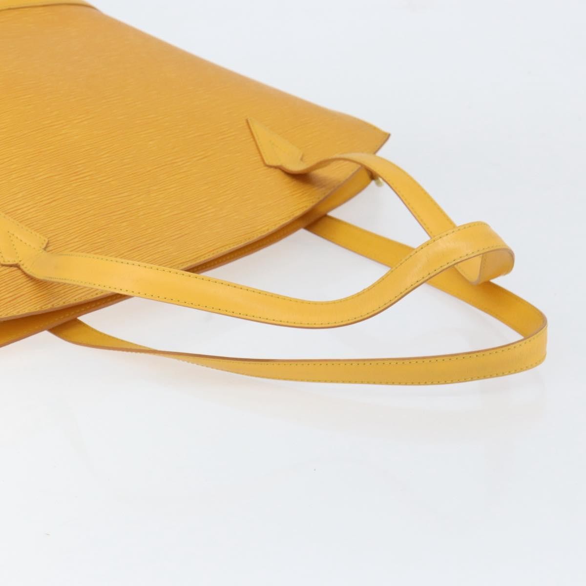 Louis Vuitton Saint Jacques Handbag Epi Leather, YELLOW, LEATHER, Handbag