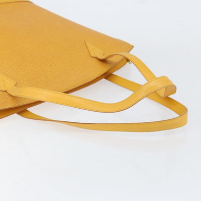 Louis Vuitton Saint Jacques Handbag Epi Leather, YELLOW, LEATHER, Handbag