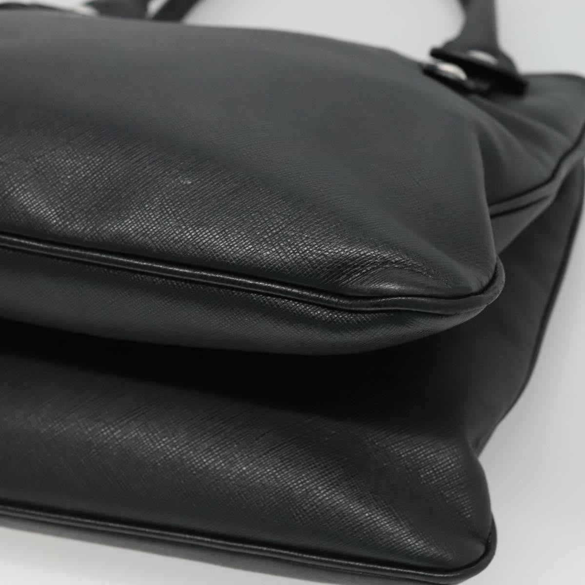 Salvatore Ferragamo Gancini handbag Leather, BLACK, LEATHER, Handbag