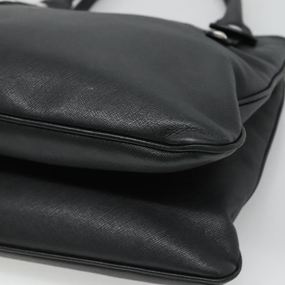 Salvatore Ferragamo Gancini handbag Leather, BLACK, LEATHER, Handbag