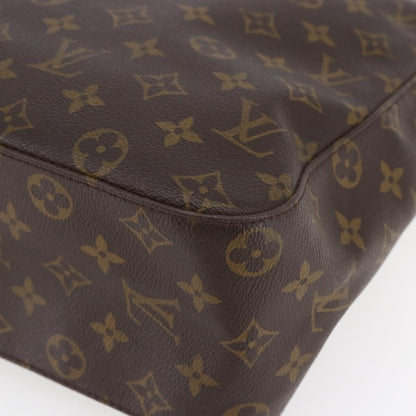 Louis Vuitton Looping Handbag Monogram Canvas, BROWN, CANVAS, Handbag