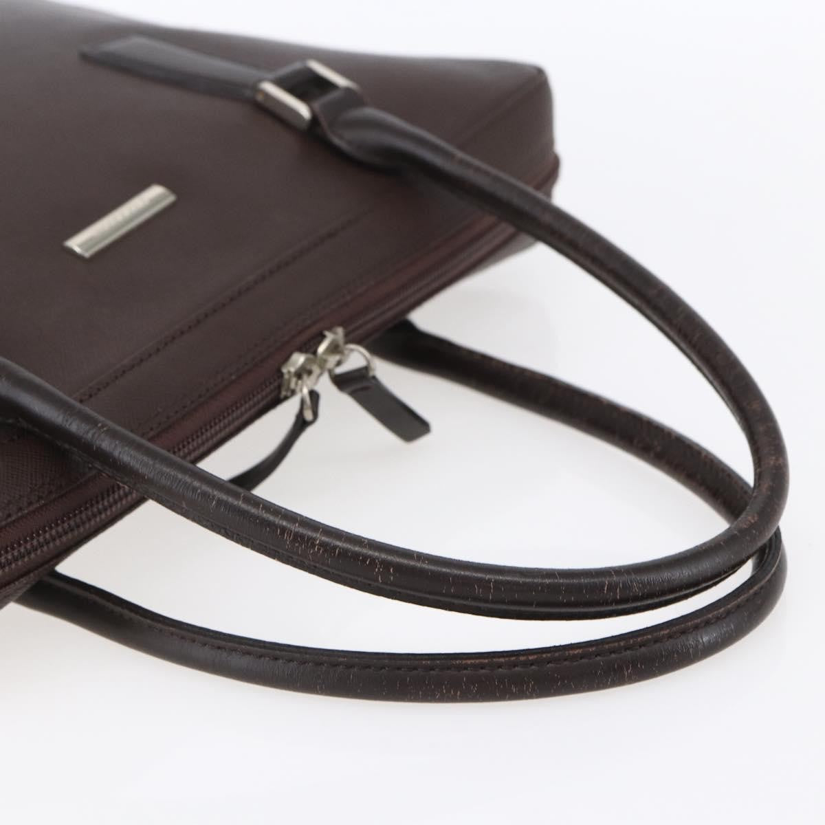 Burberry Vintage Handbag Leather, BROWN, LEATHER, Handbag