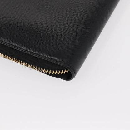 Salvatore Ferragamo Gancini Bifold Wallet Quilted Leather, BLACK, LEATHER, Wallets