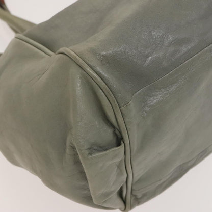 Chloe Ethel Handbag Leather, GRAY, LEATHER, Handbag