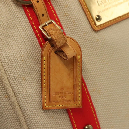 Louis Vuitton Antigua Tote Canvas, BEIGE, CANVAS, Tote bag