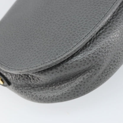 Christian Dior CD Shoulder bag Leather, GRAY, LEATHER, Shoulder bag