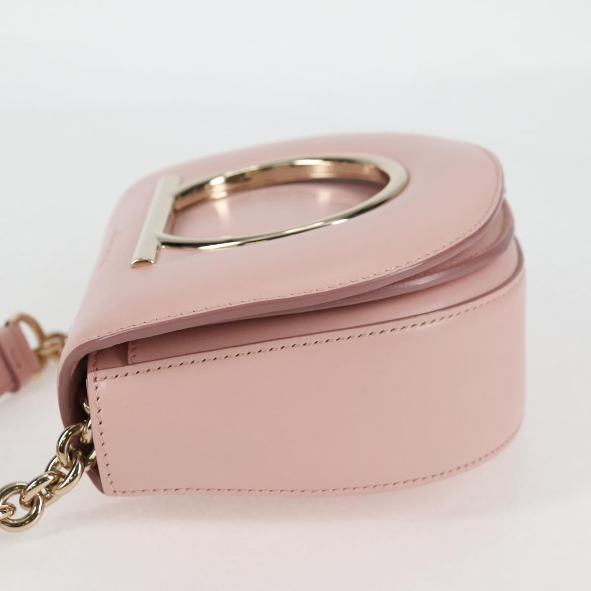 Salvatore Ferragamo Vela Flap Crossbody Bag Leather, PINK, LEATHER, Crossbody bag