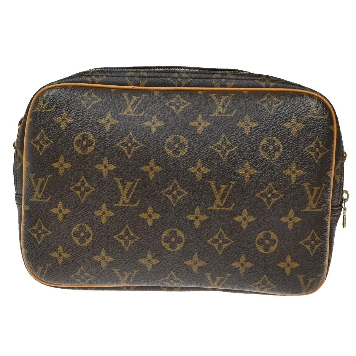 Louis Vuitton Reporter Bag Monogram Canvas, BROWN, CANVAS, Shoulder bag