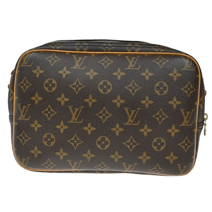 Louis Vuitton Reporter Bag Monogram Canvas, BROWN, CANVAS, Shoulder bag