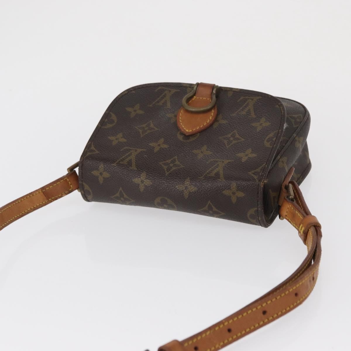 Louis Vuitton Saint Cloud Handbag Monogram Canvas, BROWN, CANVAS, Shoulder bag
