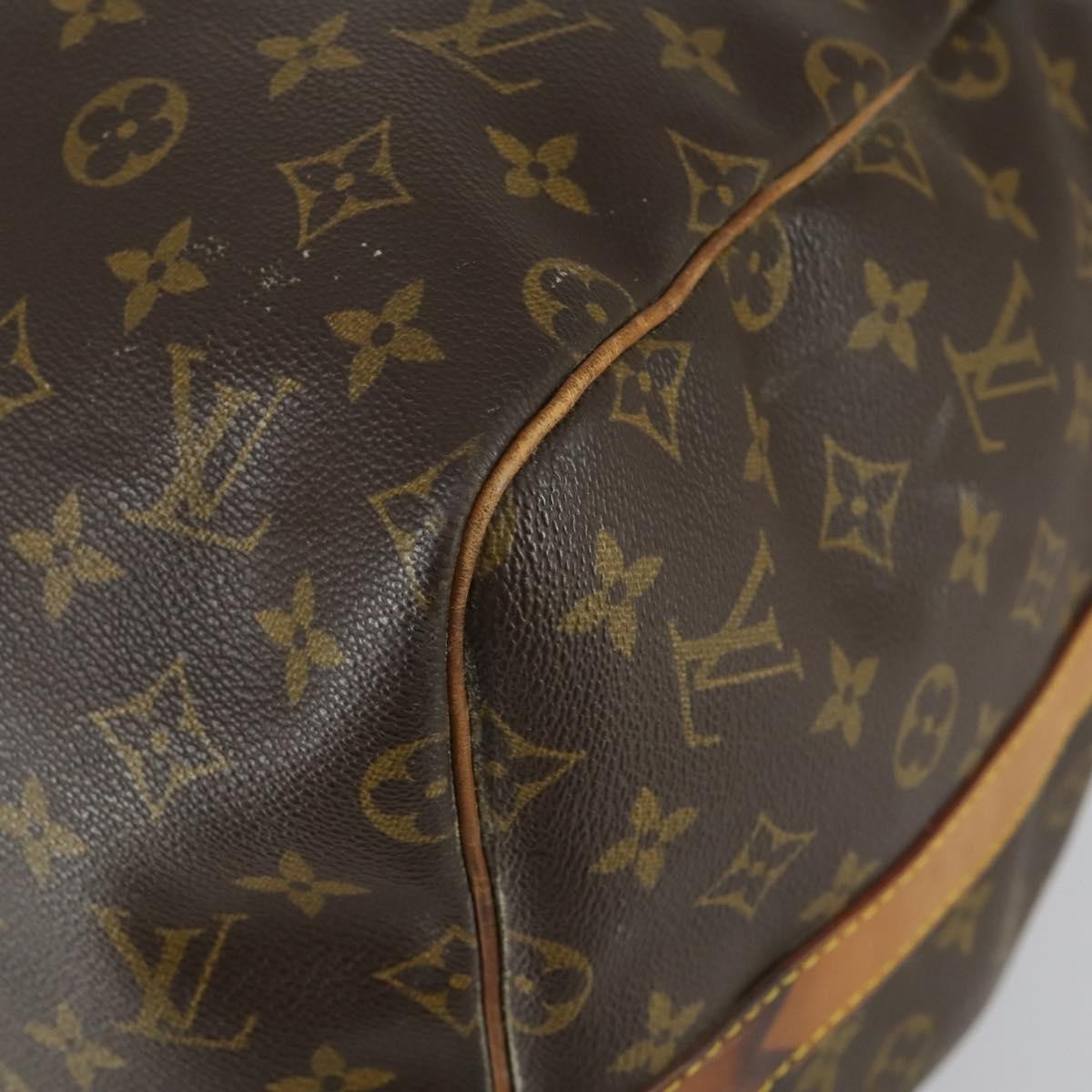 Louis Vuitton Keepall Bandouliere Bag Monogram Canvas, BROWN, CANVAS, Travel bag