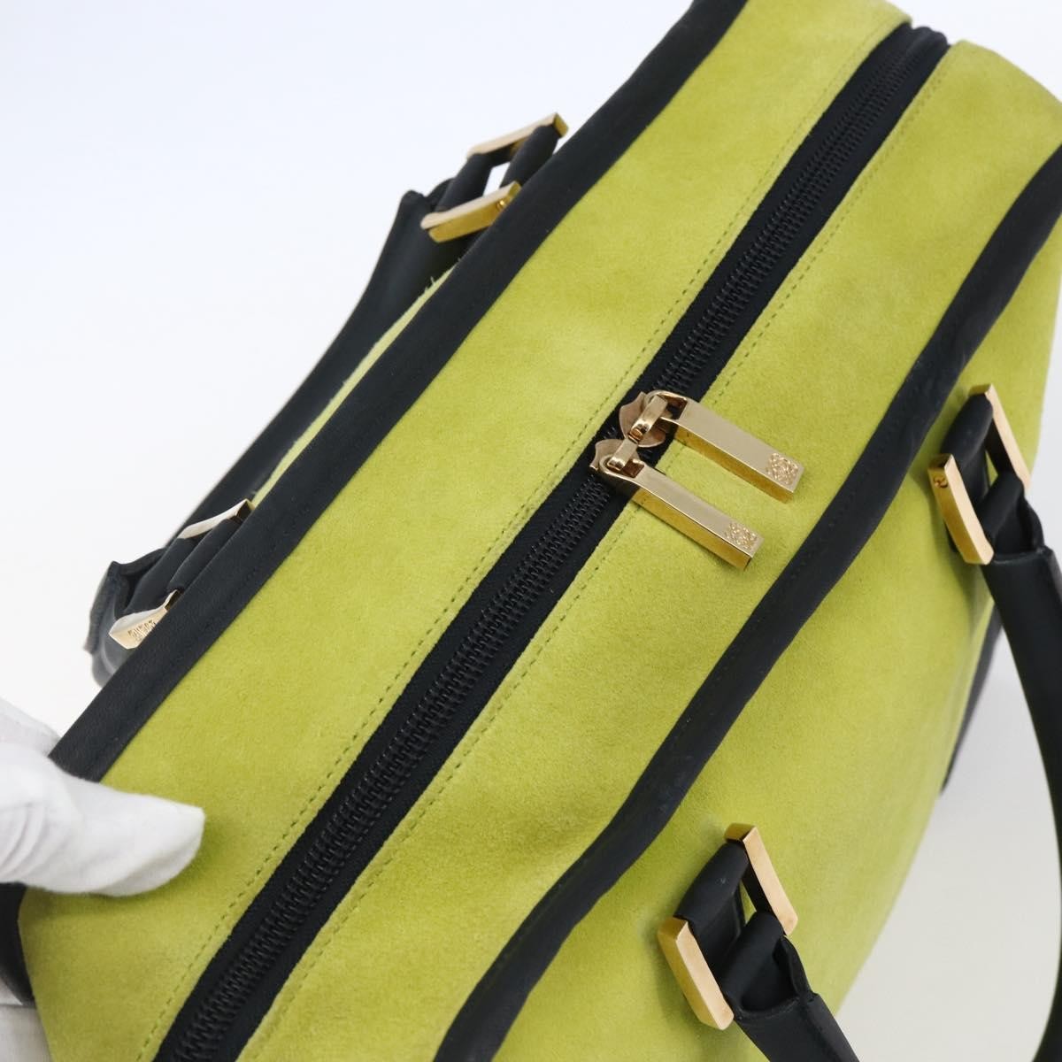 Loewe Amazona Bag Suede, YELLOW, SUEDE, Handbag