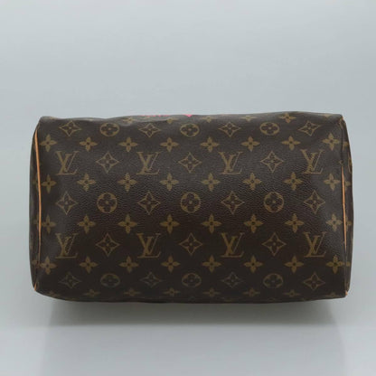 Louis Vuitton Speedy Handbag Limited Edition V Monogram Canvas, BROWN, CANVAS, Handbag