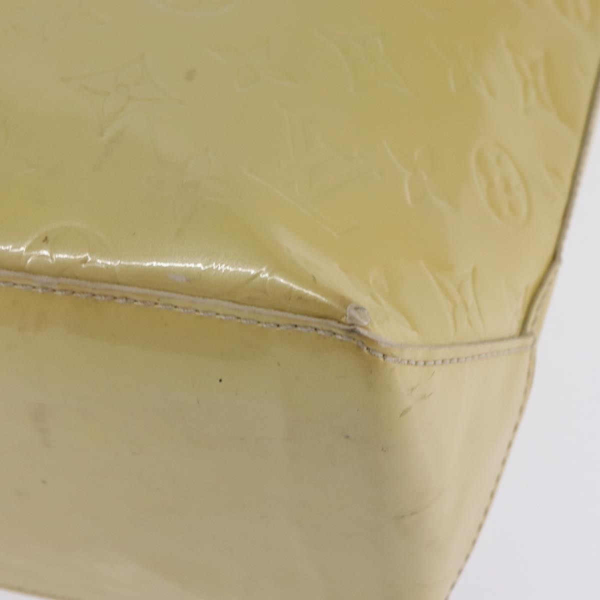 Louis Vuitton Wilshire Handbag Monogram Vernis, BEIGE, PATENT_LEATHER, Handbag