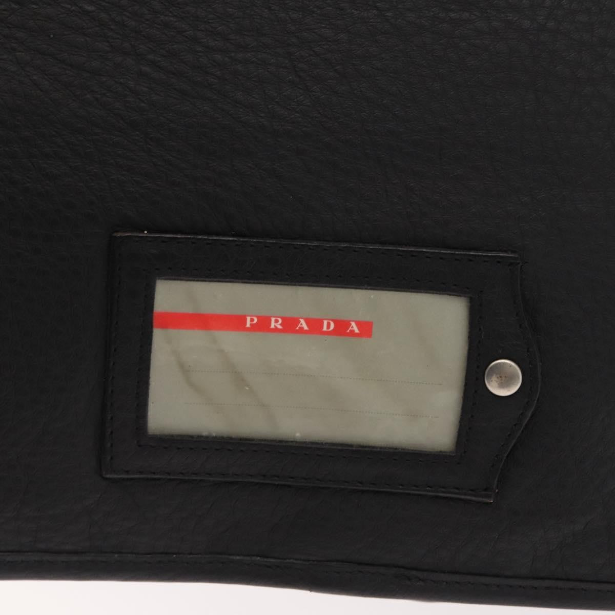 Prada Sport Briefcase Nylon and Leather, BLACK, NYLON, Briefcase