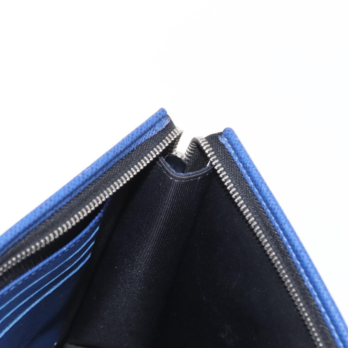 Louis Vuitton Pochette Voyage Taiga Leather, Blue, Leather, Clutch