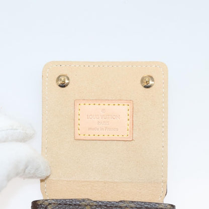 Louis Vuitton CASE JEWELRY BOX Canvas, BROWN, CANVAS, Wallets