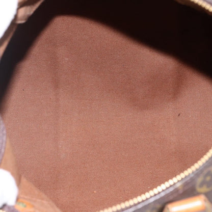 Louis Vuitton Speedy Handbag Monogram Canvas, BROWN, CANVAS, Handbag