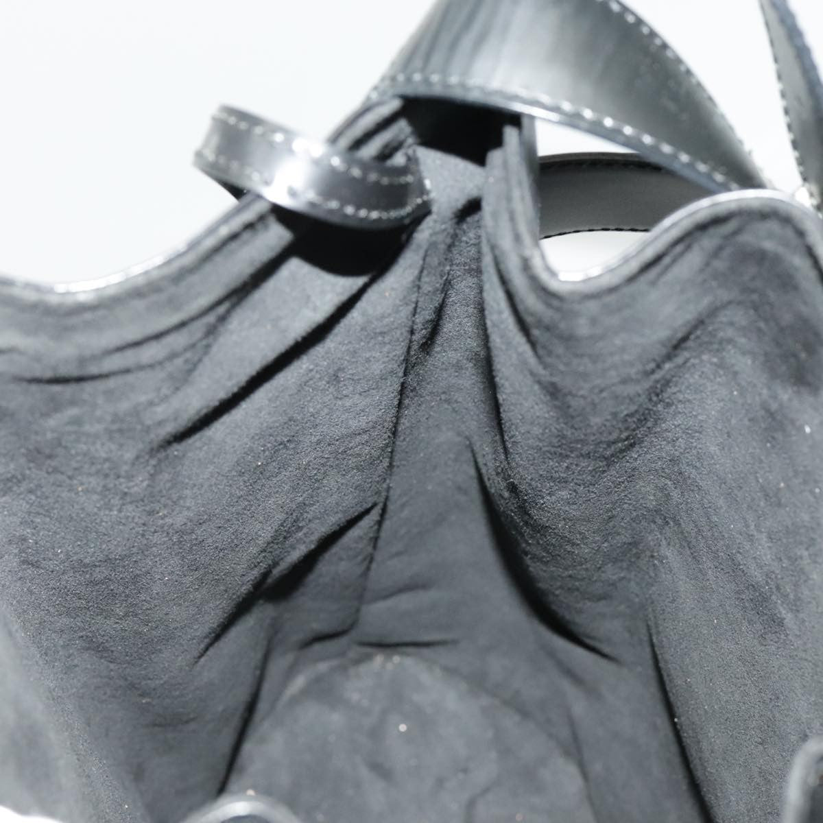 Louis Vuitton Vintage Sac d'Epaule Handbag Epi Leather, BLACK, LEATHER, Handbag