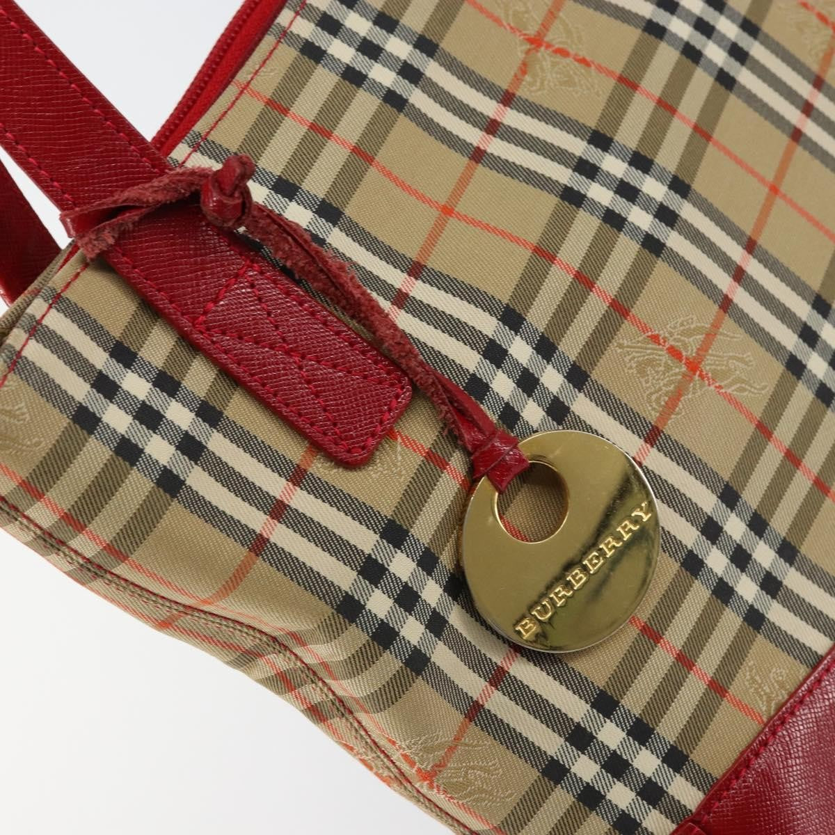 Burberry Nova Check Handbag Nova Check Canvas, BEIGE, CANVAS, Handbag