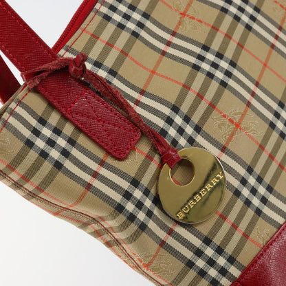 Burberry Nova Check Handbag Nova Check Canvas, BEIGE, CANVAS, Handbag