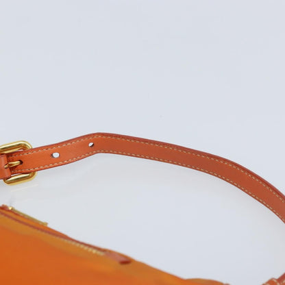 Prada Front Zip Hobo Tessuto, ORANGE, NYLON, Shoulder bag