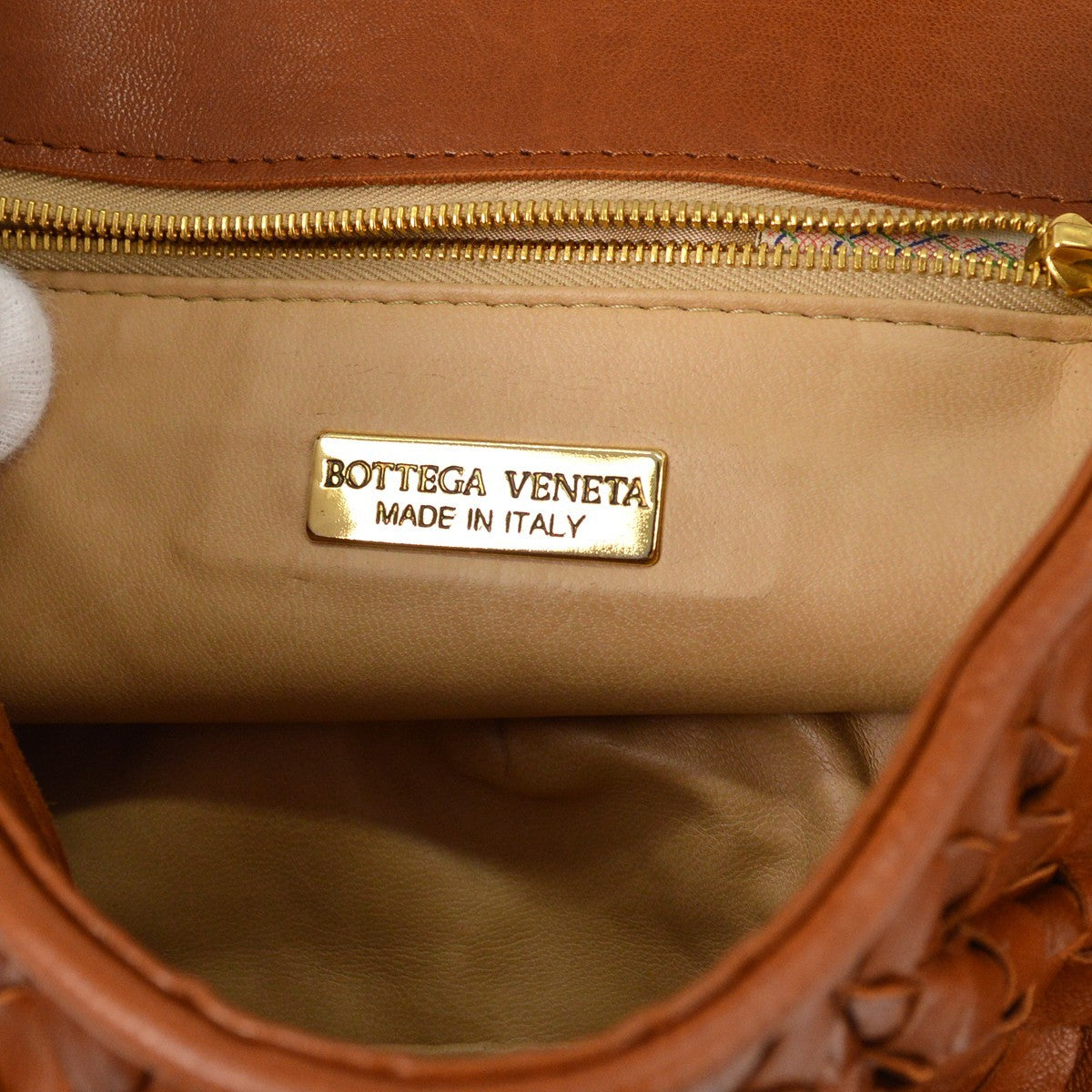 Bottega Veneta Intrecciato Handbag Leather, BROWN, LEATHER, Handbag
