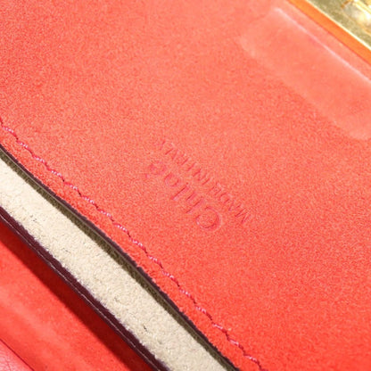 Chloe Drew Crossbody Bag Leather and Suede, RED, SUEDE, Shoulder bag