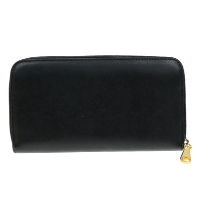 Fendi F is Fendi Zip Around Wallet Leather, BLACK, LEATHER, Wallets