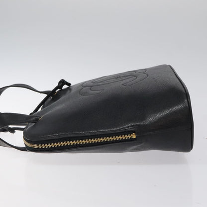 Chanel Vintage CC Dome Bag Caviar, Black, Calfskin, Handbag