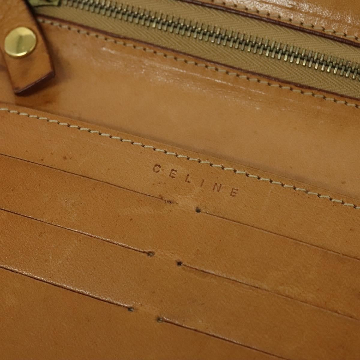 Celine Vintage Macadam Shoulder Bag C Macadam canvas, BROWN, CANVAS, Shoulder bag