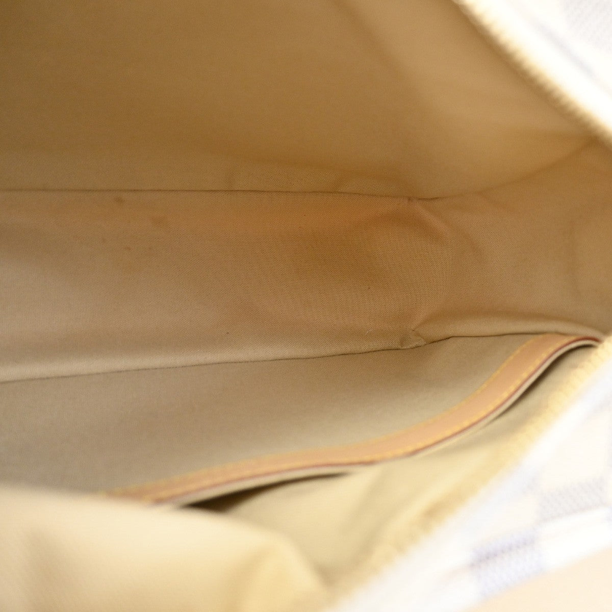 Louis Vuitton Naviglio Handbag Damier, WHITE, CANVAS, Shoulder bag