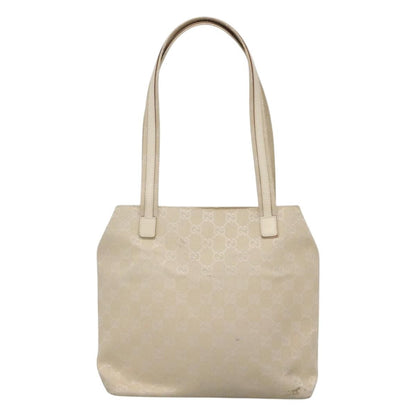 Gucci Double Pocket Tote GG Canvas, BEIGE, CANVAS, Shoulder bag