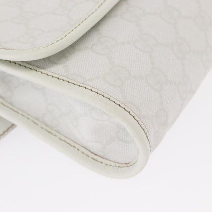Gucci Sherry Line Waist Bag GG Canvas, WHITE, CANVAS, Shoulder bag