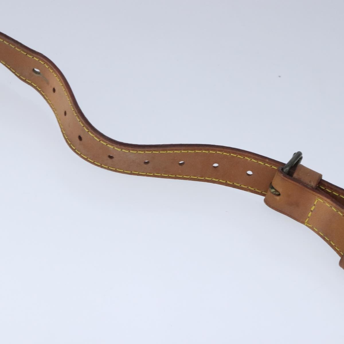 Louis Vuitton Adjustable Shoulder Strap Vachetta Leather, BEIGE, LEATHER, Straps