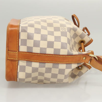 Louis Vuitton Noe Handbag Damier, WHITE, CANVAS, Handbag