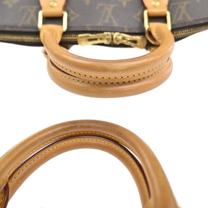 Louis Vuitton Alma Handbag Monogram Canvas, Brown, Canvas, Handbag