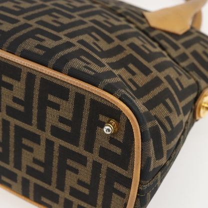 Fendi Vintage Zucca Handbag Zucca, BROWN, CANVAS, Handbag