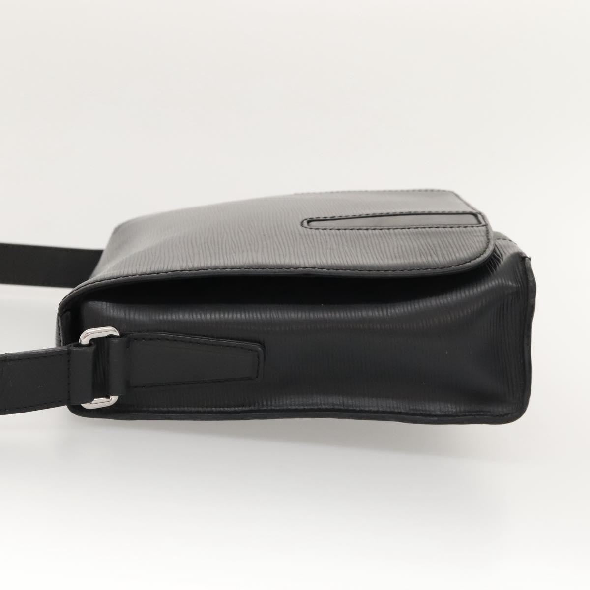 Louis Vuitton Harrington Messenger Bag Epi Leather, BLACK, LEATHER, Crossbody bag